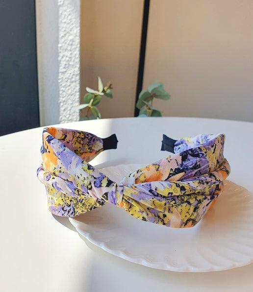 Ditsy Flower Bandana Headband - HOLIHOLIC
