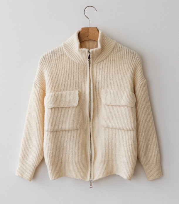 Double Zip Up Cardigan-Holiholic