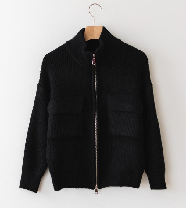 Double Zip Up Cardigan-Holiholic