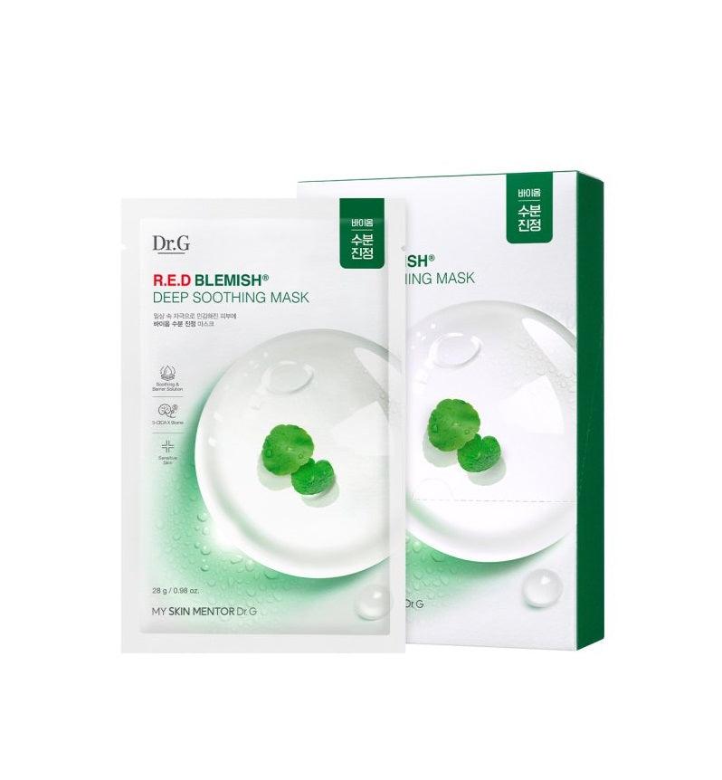 [Dr.G] Red Blemish Deep Soothing Mask 10ea - HOLIHOLIC