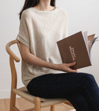 Drop Shoulder Boat neck Knit Top-Holiholic