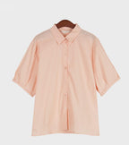 Dropped shoulder Cotton Shirt - HOLIHOLIC