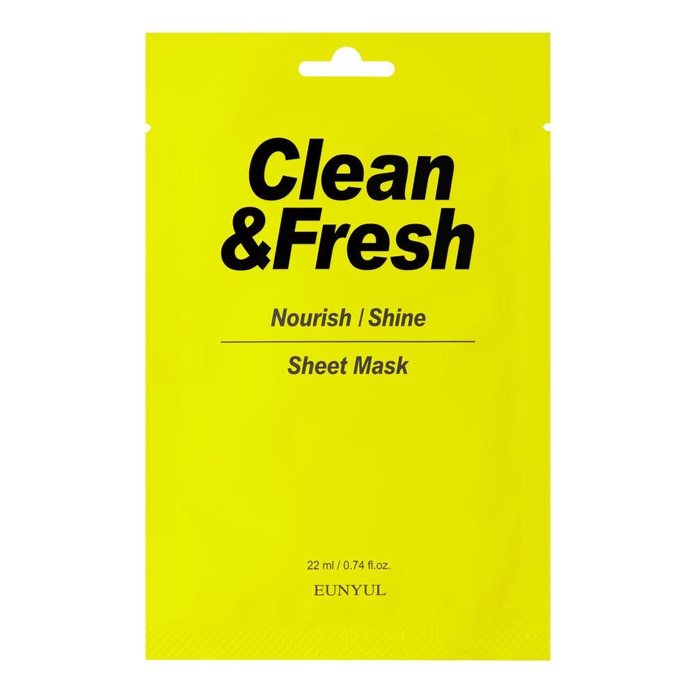 [EUNYUL] Clean & Fresh Nourish / Shine Sheet Mask - HOLIHOLIC
