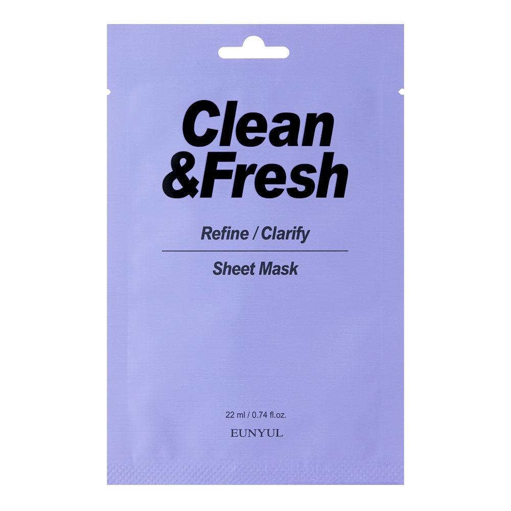 [EUNYUL] Clean & Fresh Refine / Clarify Sheet Mask - HOLIHOLIC