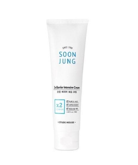 [ETUDE HOUSE] Soon Jung 2x Barrier Intensive Cream 2.02oz / 60ml - HOLIHOLIC
