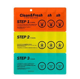 [EUNYUL] Clean & Fresh 3-Step Nose Pack 3pcs