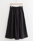 Flare Skirt with Elastic Waist - HOLIHOLIC