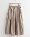 Flare Skirt with Elastic Waist - HOLIHOLIC