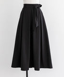 Flare Wide Pants with Elastic Waist - HOLIHOLIC