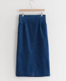 Fleece Corduroy Skirt with Elastic Waist - HOLIHOLIC