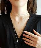 Fresh Water Pearl Multi Layered Necklace - HOLIHOLIC
