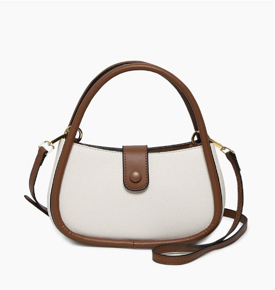 Front Button Point Shoulder Bag-Holiholic