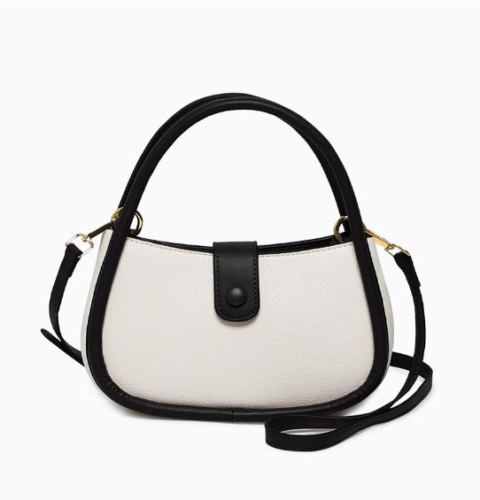 Front Button Point Shoulder Bag-Holiholic Main image