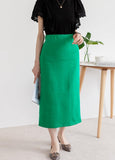 H Line High Waist Skirt - HOLIHOLIC