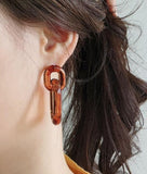 Homaika Double Ring Earring - HOLIHOLIC