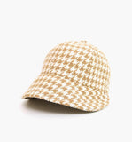 Houndstooth Bell Bucket Hat - HOLIHOLIC