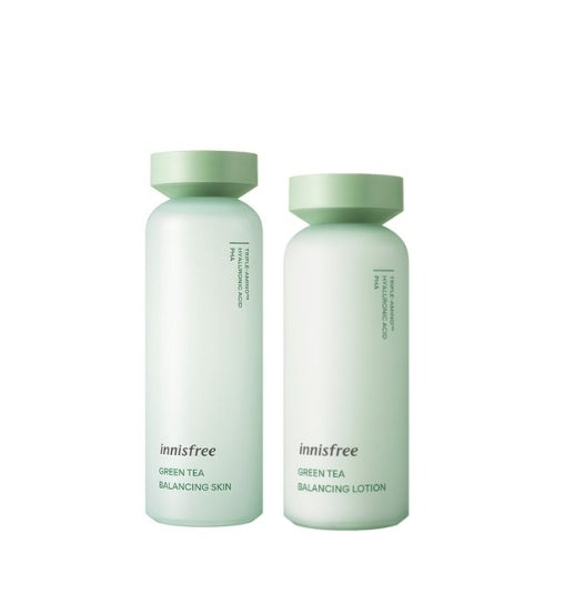 [Innisfree] NEW Green Tea Balancing Skincare Set-Holiholic