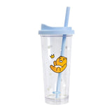 [Kakao Friends, Little Friends] Clear Tumbler with Straw-Holiholic