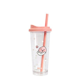 [Kakao Friends, Little Friends] Clear Tumbler with Straw-Holiholic