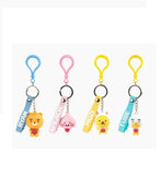 [Kakao Friends, Little Friends] Initial Silicon Key Ring