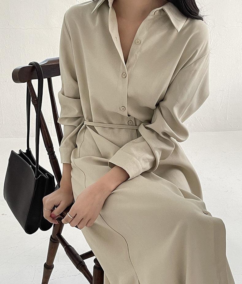 Lazy Shirt Long Dress Secondary image