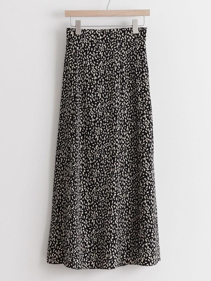 Leopard Print Midi Skirt - HOLIHOLIC