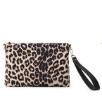 Leopard Square Multi Clutch Bag