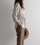 Linen Safari Jacket - HOLIHOLIC