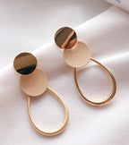 Louvre Circle Drop Earring - HOLIHOLIC