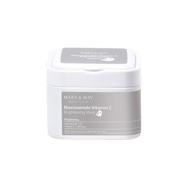 [MARY & MAY] Niacinanide Vitamin C Brightening Mask 30ea - HOLIHOLIC