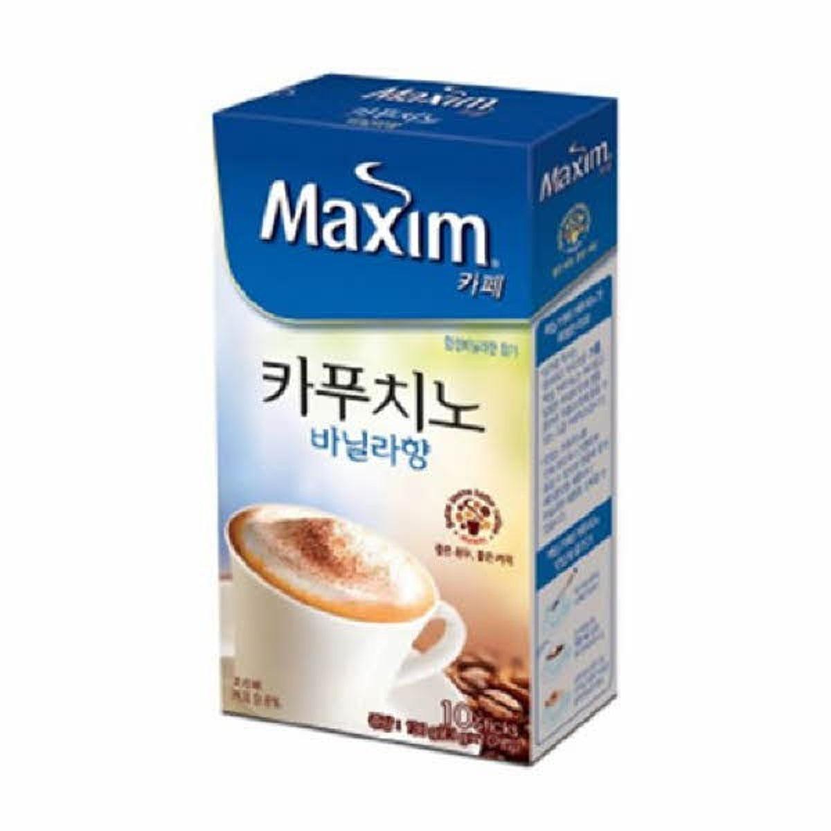 [Maxim] Cafe Cappuccino Vanilla Coffee Mix 10 Sticks - HOLIHOLIC