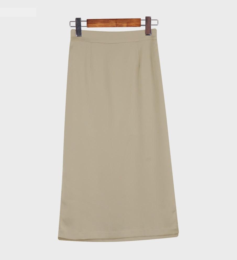 Minimal Side Split Skirt - HOLIHOLIC
