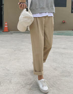 Modern Cotton Wide Pants - HOLIHOLIC