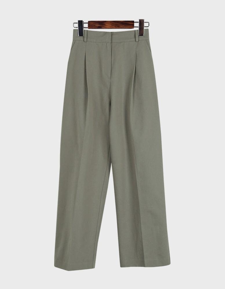 Modern Cotton Wide Pants - HOLIHOLIC