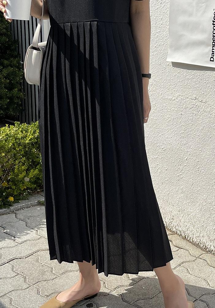 Modern Pleats Midi Dress Secondary image
