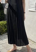Modern Pleats Midi Dress - HOLIHOLIC