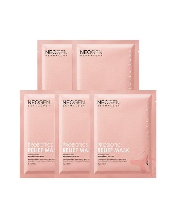 [NEOGEN] DERMALOGY Probiotics Relief Mask 5ea - HOLIHOLIC