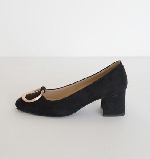 Ohio Suede Middle Heels - HOLIHOLIC