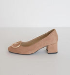 Ohio Suede Middle Heels - HOLIHOLIC