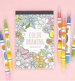 [PINKFOOT] Color Drawing Postcard Book – 32 patterns - HOLIHOLIC