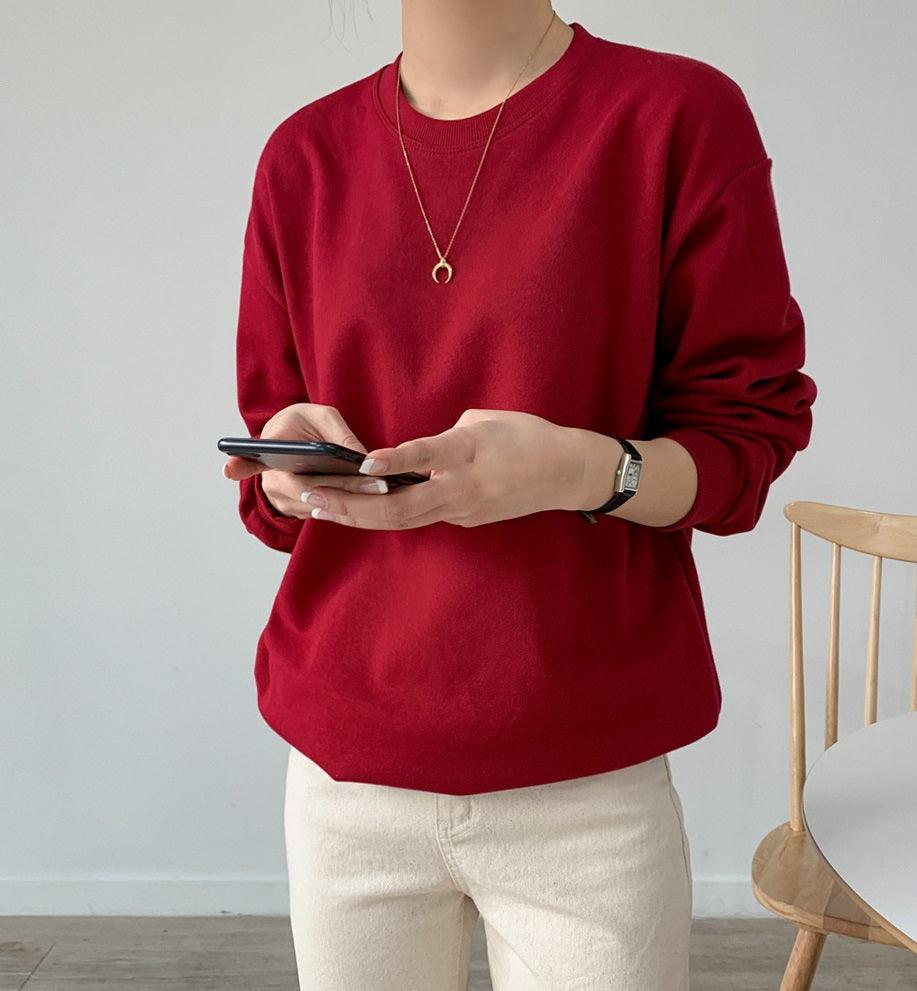 Plain Basic Sweatshirt Secondary image