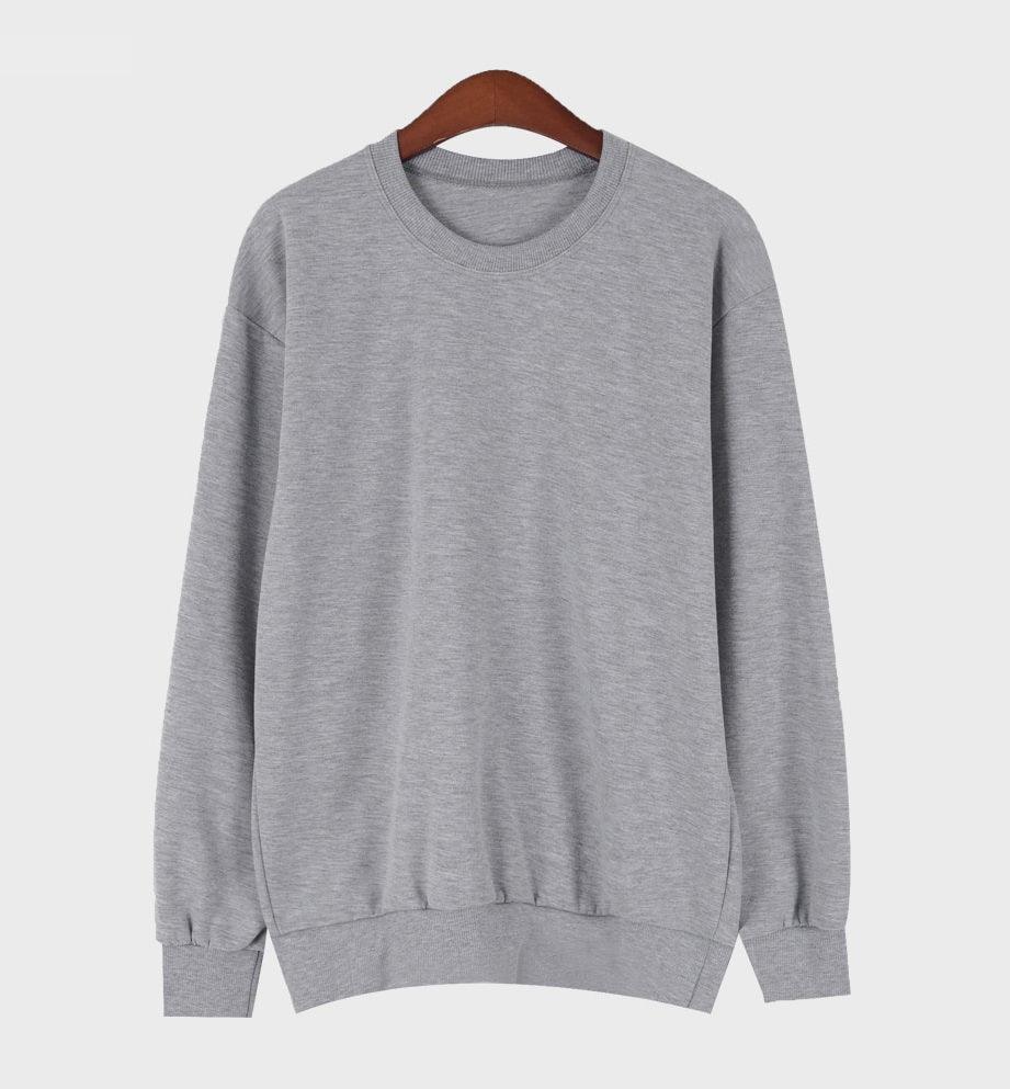 Plain Basic Sweatshirt - HOLIHOLIC