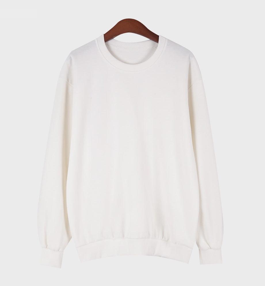 Plain Basic Sweatshirt - HOLIHOLIC