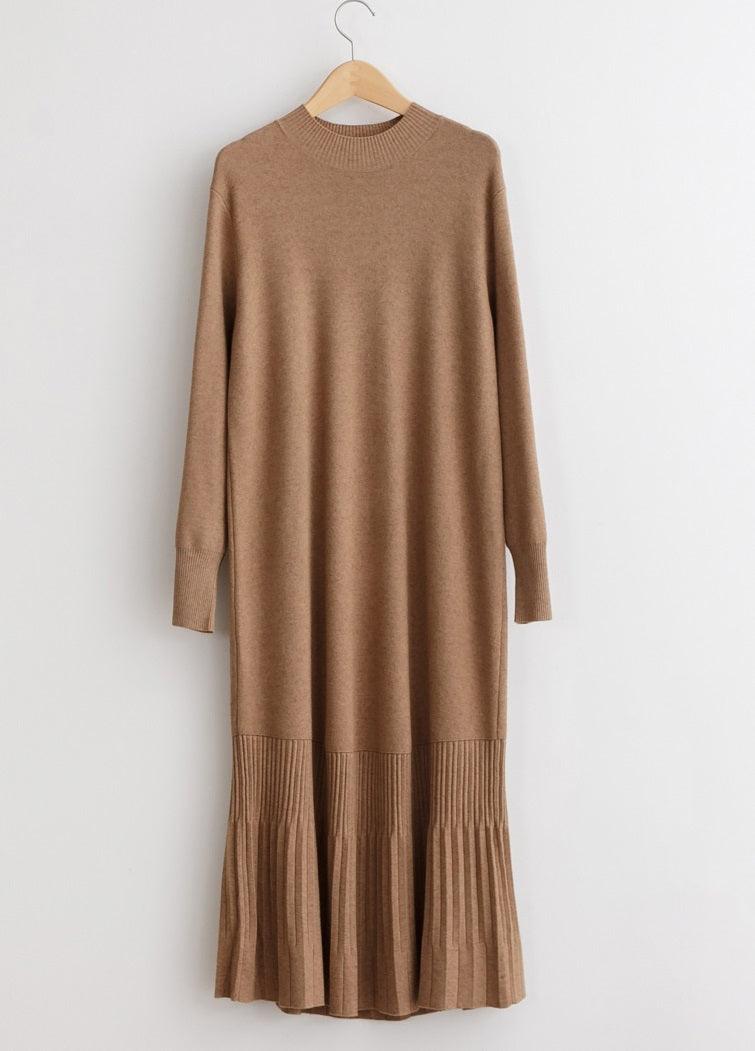 Pleats Hem Knit Dress | The best Knits HOLIHOLIC Pleats Hem Knit Dress | The best Knits HOLIHOLIC