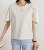 Puff Shoulder Round Top - HOLIHOLIC