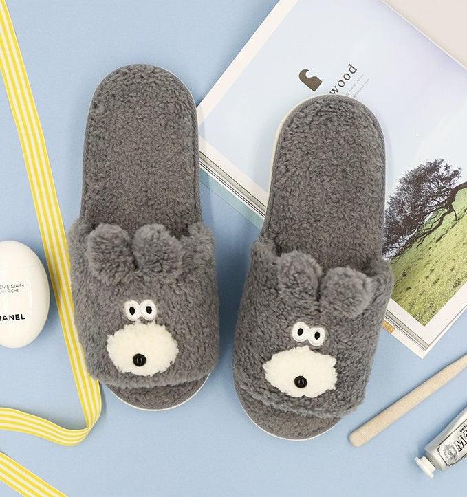 [ROMANE] Brunch Brother Fluffy Home Slippers - HOLIHOLIC