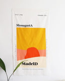 [ROMANE] MonagustA Fabric Poster -Madrid