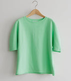 Round Neck Short Sleeve T-Shirt - HOLIHOLIC