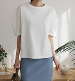 Round Neck Short Sleeve T-Shirt - HOLIHOLIC