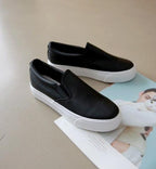 STH Basic Leather Slip-Ons - HOLIHOLIC
